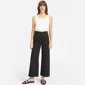 Everlane The Lightweight Wide-Leg Crop Chino